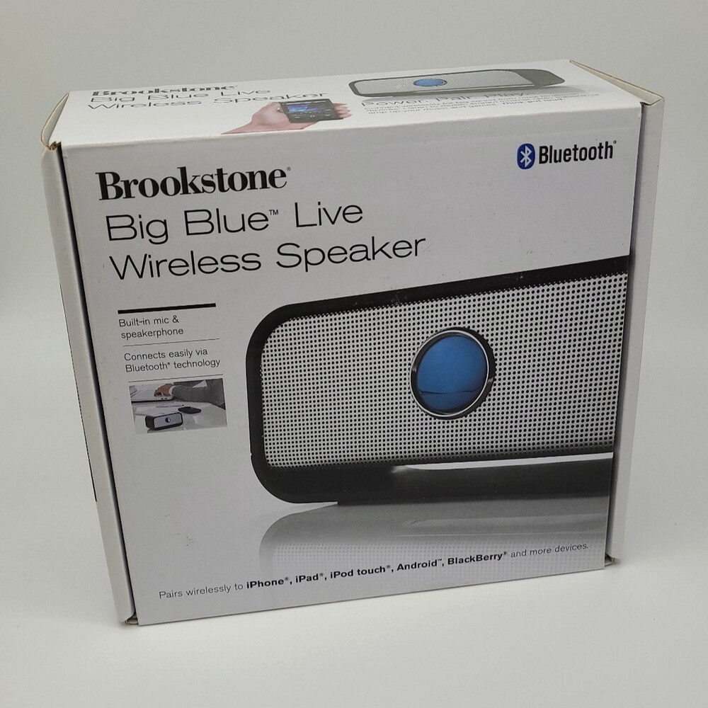 BROOKSTONE  Big Blue Live Wireless Speaker